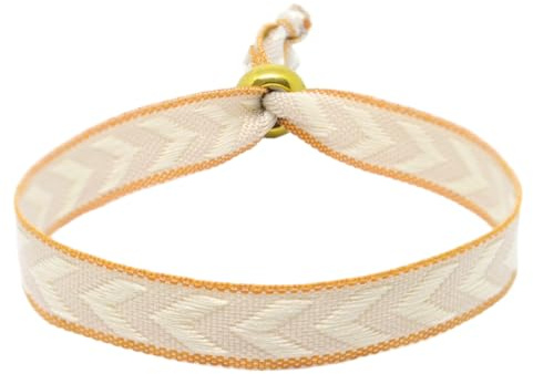 Selfmade Jewelry - Statement Festival Armband Stoff Armband Damen Stoffarmbänder in Pink für Festival Outfit Damen