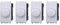 IXTRIMA Dimmer regolatore a manopola compatibile plana per carichi resistivi 100W-1000W colore bianco EV1301 kit 4pz