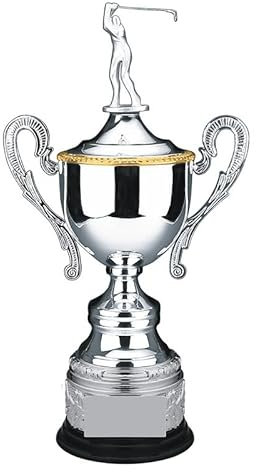 Housunzi Trofeo da Golf Trofei Personalizzati in Metallo Coppa Premio Campionato di Golf Collezioni di Souvenir Ufficio Clubhouse Tema del Campo Ornamenti Regalo per i Fan 44cm
