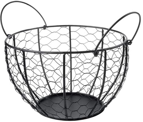 CHILDWEET Hollow Iron Fruit Basket for Kitchen Elegant Vegetable Hanging Holder Sturdy Design for Countertop Decor Multi-function Storage for Home and Restaurant Use