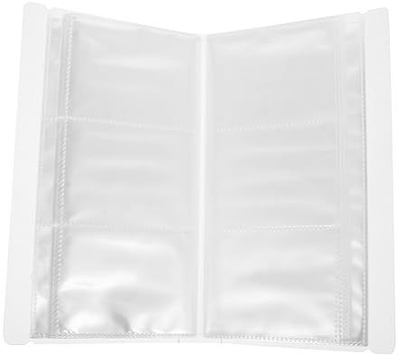 IMIKEYA Album da collezione per cartoline e banconote trasparenti facile da identificare