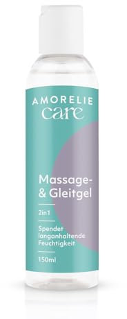 AMORELIE Care – 2in1 Massagegel & Gleitgel Wasserbasiert (150 ml)