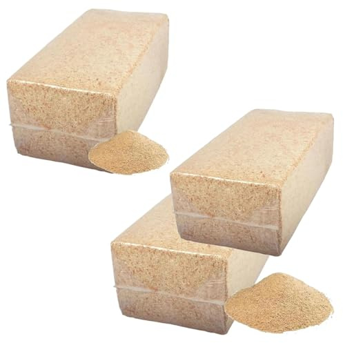 20kg Non-Abrasive Sawdust Compressed Wood Shavings Ideal For Animal Pet Bedding (1 Bag (20KG))