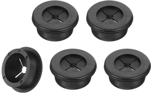 4 Pcs Wall Grommets For Cables Wall Cord Pass Through Cable Hiders For Mounted Tv Rubber Wall Bushing Grommet Drywall Grommet Wall Hole Cover Wire Organizer For Easy Install Office Computer Desk