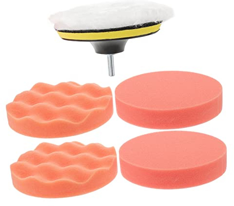Alipis 7pcs Polishing Sponge Pads for Cars Boats and Motorcycles Polished Cushions for Waxing Machine Accessories Cleaning Performance