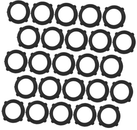 ibasenice 50pièces Joints Toriques Autobloquants pour Tuyau Arrosage Rondelles Caoutchouc pour Raccords Robinet Étanches Et Durables