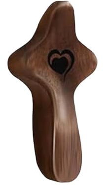 Cruz Fidget en Madera Madera, Portátil, Para Rezar