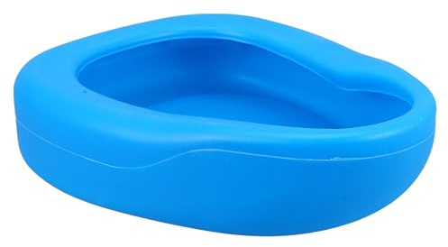 VILLCASE Bettpfanne aus Kunststoff Urinal für Ältere Frauen mit Auslaufsicherer Kante Ergonomisch Geformt Leicht und Pflegeleicht Geeignet für Bettlägerige Patienten