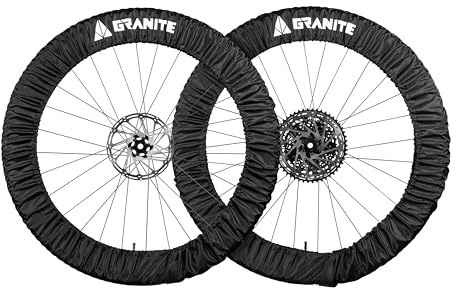 Granite Crust Bike Tyre Covers, Fits 24-29 Inch Wheels, with Storage Bag