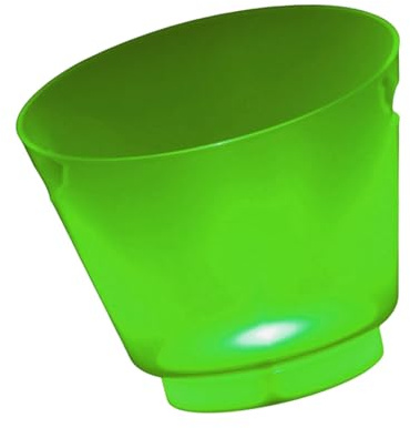 jojnsha Seaux À Glace en Plastique Robustes avec Lumière LED Colorée Capacité pour Événements en Plein Air Seaux À Glace Lumineux pour Fêtes