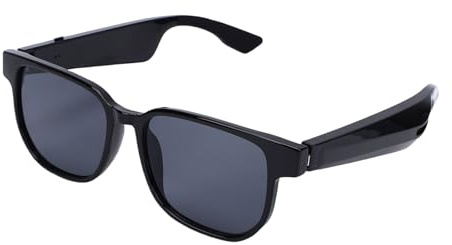 Luocute Intelligente BT-Brille, Kabellose Kopfhörer-Sonnenbrille mit Dual-Lautsprecher, Musikanrufe, Tragbare Tech-Brille für Männer und Frauen, Outdoor, Radfahren, Wandern