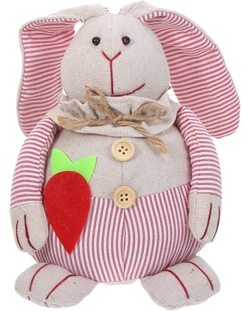 LOLIPPYY Fermaporta Coniglio Pasquale Antiscivolo in Morbido Paraurti Cuneo Fermaporta Decorativo a Forma di Animale per Camera da Letto e Casa Senza Forature per Protezione Porte