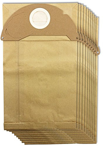 SPARES2GO Dust Bags compatible with Karcher WD2200 WD2240 Vacuum Cleaners (Pack of 10)