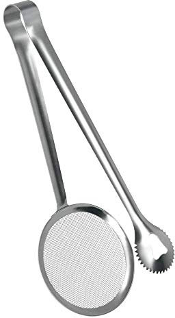 METALTEX 204104010 Frittierzange 3 in 1 aus pflegeleichtem INOX / Greifzange / Edelstahlzange