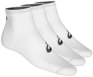 ASICS pojkar kvartsstrumpor 3-pack junior, Vitt, Small
