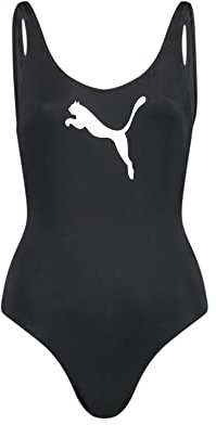 PUMA Swimsuit 1000 Traje de baño, Negro (Black), XL Mujer
