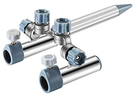 TOMYEUS Tripode Pesca Nueva Silla de Pesca de Asiento de aleación de aleación de Aluminio Universal Multifuncional Multifuncional Pesca de Doble Cabeza Soporte Soporte para cañas de Pescar