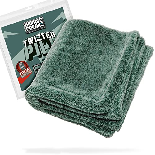 Garage Freaks Panno per asciugatura auto, 50 x 80 cm, assorbente e delicato sulla vernice, panno in microfibra da 1500 g/m² per un'asciugatura efficiente dopo il lavaggio dell'auto, panno in