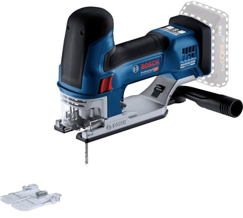 Bosch Professional 18V System Cordless Jigsaw GST 18V-155 SC (with Barrel Grip, Batteries and Charger not incl. in the Scope of delivery)