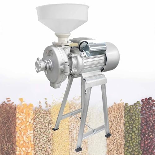 Commercial Grain Grinder,Flour Dry Cereal Grinder Machine,Electric Cereal Mill Grinding,Commercial Corn Mill,Grain Grinder Mill Powder Machine,220V