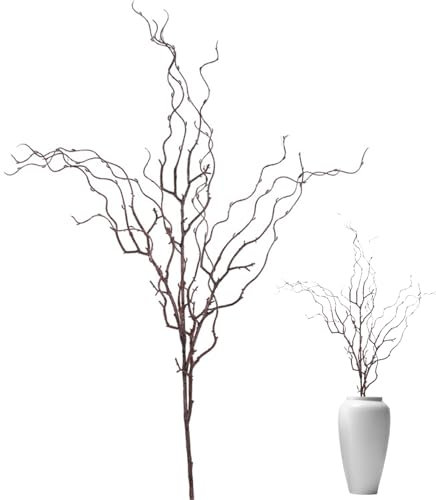 Brindilles artificielles en plastique en forme de bois de cerf de 120 cm, branches d'arbre séchées artificielles, branches de plantes décoratives pour fête de Noël
