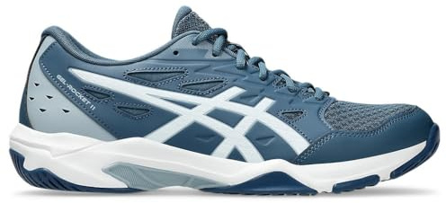 Asics Herren Gel-Rocket 11 Sneaker, Vintage Indigo White, 43.5 EU