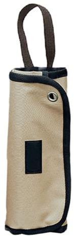 Aufrollbare Bestecktasche - Aufbewahrungtasche mit 12 Fächern für Camping-Besteck - 38 x 24,4 cm