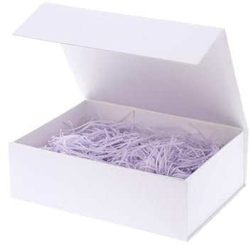 Weiße Geschenkbox 20x18x8cm mit Deckel Groomsmen Graduierung dekorative Boxen,Halloween,Weihnachten,Geschenke für Frauen