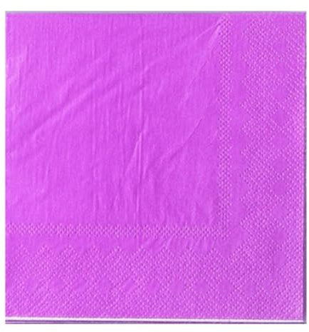 3x20 Stück Einfarbige Servietten 2-lagig 25cmx25cm Papierservietten Paper Napkins Bedruckte Servietten,Servietten aus Reinem Zellstoff, Tischdekoration für Hochzeit Party Bankett,Lila