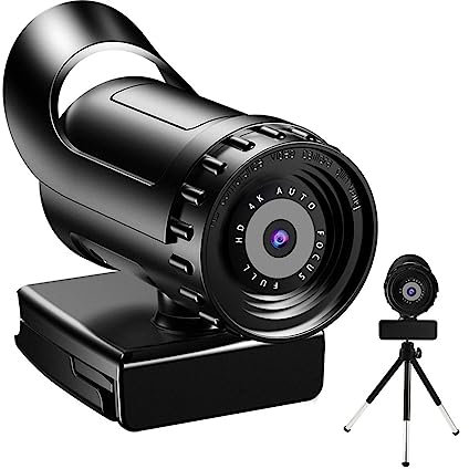 Webcam Full HD 4K 2K 1080P Web Camera con microfono USB Web Cam for trasmissione in diretta PC Computer Video Mini videocamera 4K(4K)
