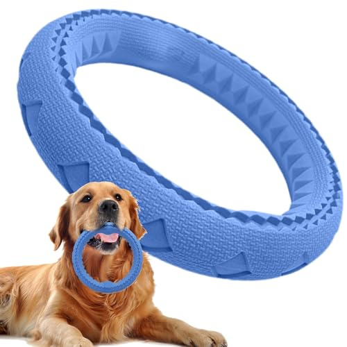Anillo De Masticar Para Perros, Juguete De Masticar Con Anillo De Goma Suave, Juguete De Masticar Para Morder Morder Persiguiendo El Entrenamiento, Suministros Interactivos Para Juguetes Para Anim