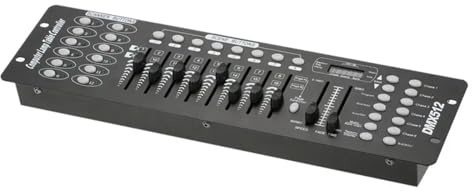 Mesa de Mezclas, Controlador 512, consola de 192 canales, luces de escenario, equipo controlador de luz for fiesta, DJ, focos, operadores de DJ