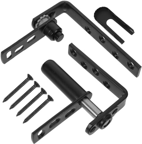 TOKIDNY Charnière à Ressort Inox Automatique pour Porte Battante Double Action Auto-fermante Acier Usage Intérieur et Extérieur Ouverture Bidirectionnelle pour Bar et Comptoir
