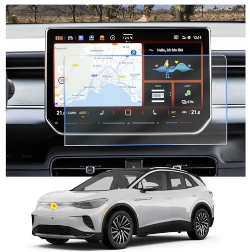 for VW ID.3/ID.4 GTX Pro/ID.Buzz/ID Buzz Cargo/Cupra Born Virtual Cockpit Protective Film Tempered Glass 5.3 Inch Scratch-Resistant Car Navigation Film ID3 ID4