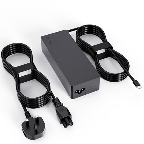 USB C Laptop Charger 100W Universal for Lenovo HP MacBook Dell Asus Acer | Type C Fast Power Adapter, All USB-C Device – Travel Friendly