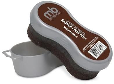 M&B Shine Sponge, Shoe Polish for Leather Footwear, Shoe Shine Sponge, Shoe Accessories, Brown