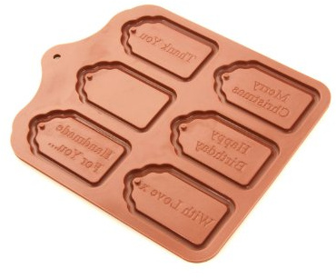Silicone Mould to make Large Chocolate Gift Tags