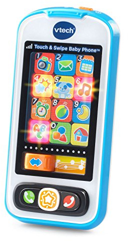 VTech Touch and Swipe Baby Phone, Blue