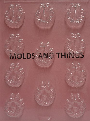 WREATH WITH CANDLES chocolate candy mold with © Molding Instruction - Set of 2