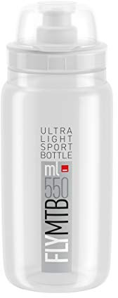 Elite Elite Fly Mtb Trinkflasche Klar/Grau 550ml