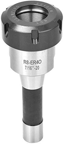 R8 ER40 7/16in Collet Chuck Holder, Milling Machine Collet Chuck Holder CNC Lahte Parts Collet Chuck Holder