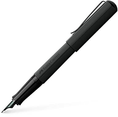 Faber-Castell 150572 - Füller Hexo, Federbreite EF, schwarz matt, 1 Stück