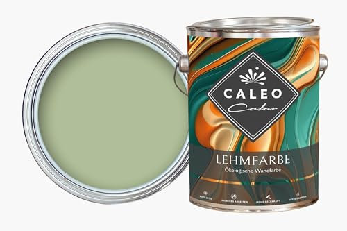 Caleo Color Lehmfarbe SALBEIDUFT 0,15 Liter - ökologische Wandfarbe für Wohnzimmer und Co. - hoch deckend, tropffrei, geruchsneutral