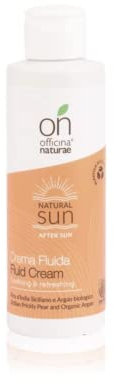 Officina Naturae | Onsun Crema Fluida Doposole con Estratto di Fico d'India Siciliano, Olio di Cocco e di Argan, Prolunga l’Abbronzatura, Azione Lenitiva e Emolliente, 150 ml