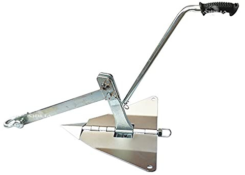 BEKORE Electric Chain Hoist For Off-road Vehicles Electric Winch Ground Anchor Folding Outdoor Rescue Tool Winch Self-rescue Anchor Electric Hoist Scaffold