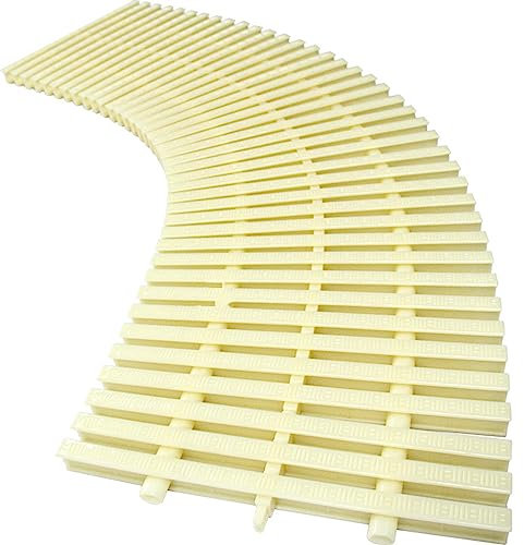 XPLKQXE Abflussabdeckplatte Für Schwimmbäder, ABS-Kunststoff-Dachrinne Überlaufgitter Grill, Dekor Abdeckung des AbflussesGitterrost, DIY Kellerschachtabdeckung (Farbe : Weiß, Größe : 30x2.4x100cm)