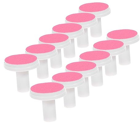 12Piezas Almohadillas de Repuesto de Uñas de Bebé Cabezas de Molido Cortauñas Eléctrico Accesorios Cuidado de Uñas Infantil
