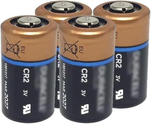 Lot de 4 piles au lithium D uracell CR2 pour appareil photo d'urgence Fashlight DLCR2 ELCR2 EL1CR2 EL1CR2 3 V