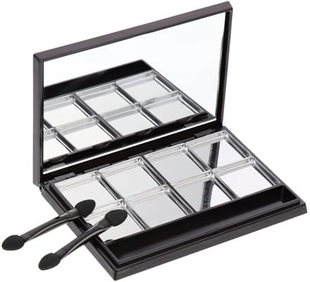 Housoutil Leere Lidschatten Organizer Kompakte Nachfüllbare Kosmetikbox Aus Hochwertigem Material Für Diy Und Reisen