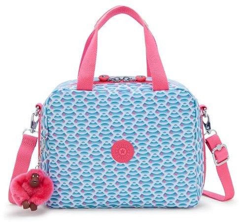 Kipling MIYO Große Lunchbox, Beutel, Koffer, Dreamy Geo C (Blau)